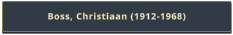 Boss, Christiaan (1912-1968)