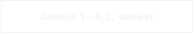 Sonate 1 - R.L. Becker