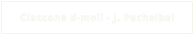 Ciaccona d-moll - J. Pachelbel