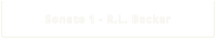 Sonate 1 - R.L. Becker